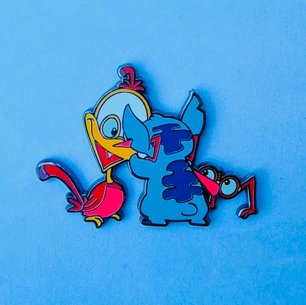 Stitch in Wonderland - Glasses Enamel Pin