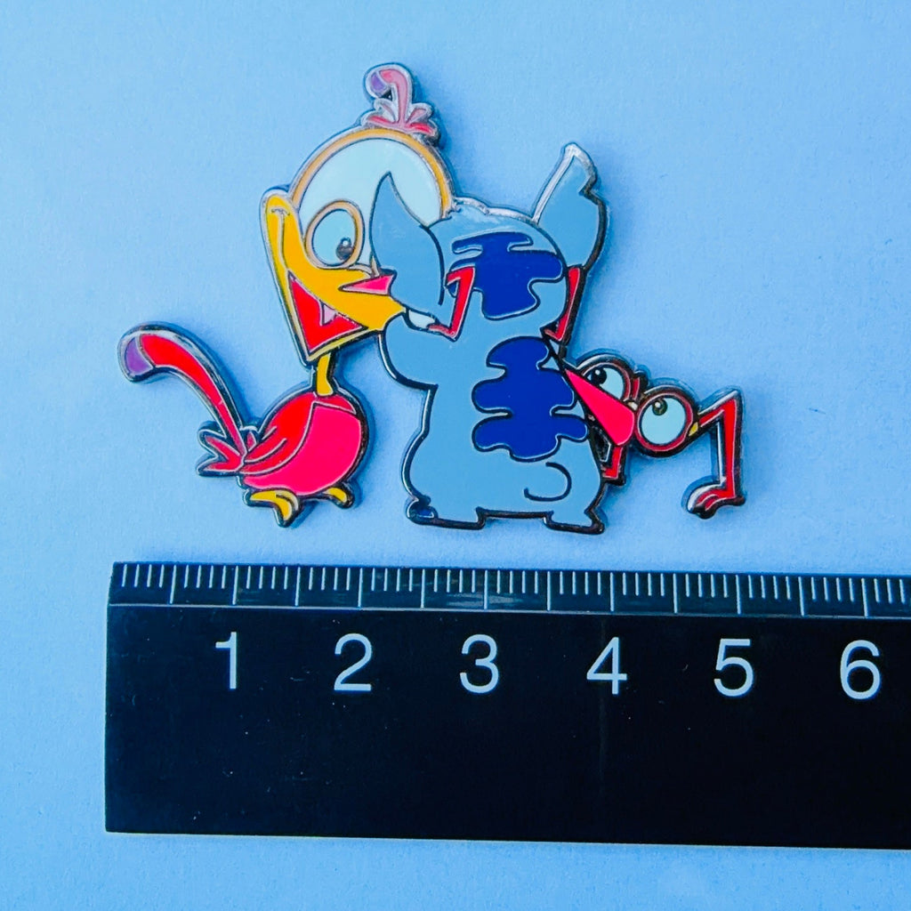 Stitch in Wonderland - Glasses Enamel Pin