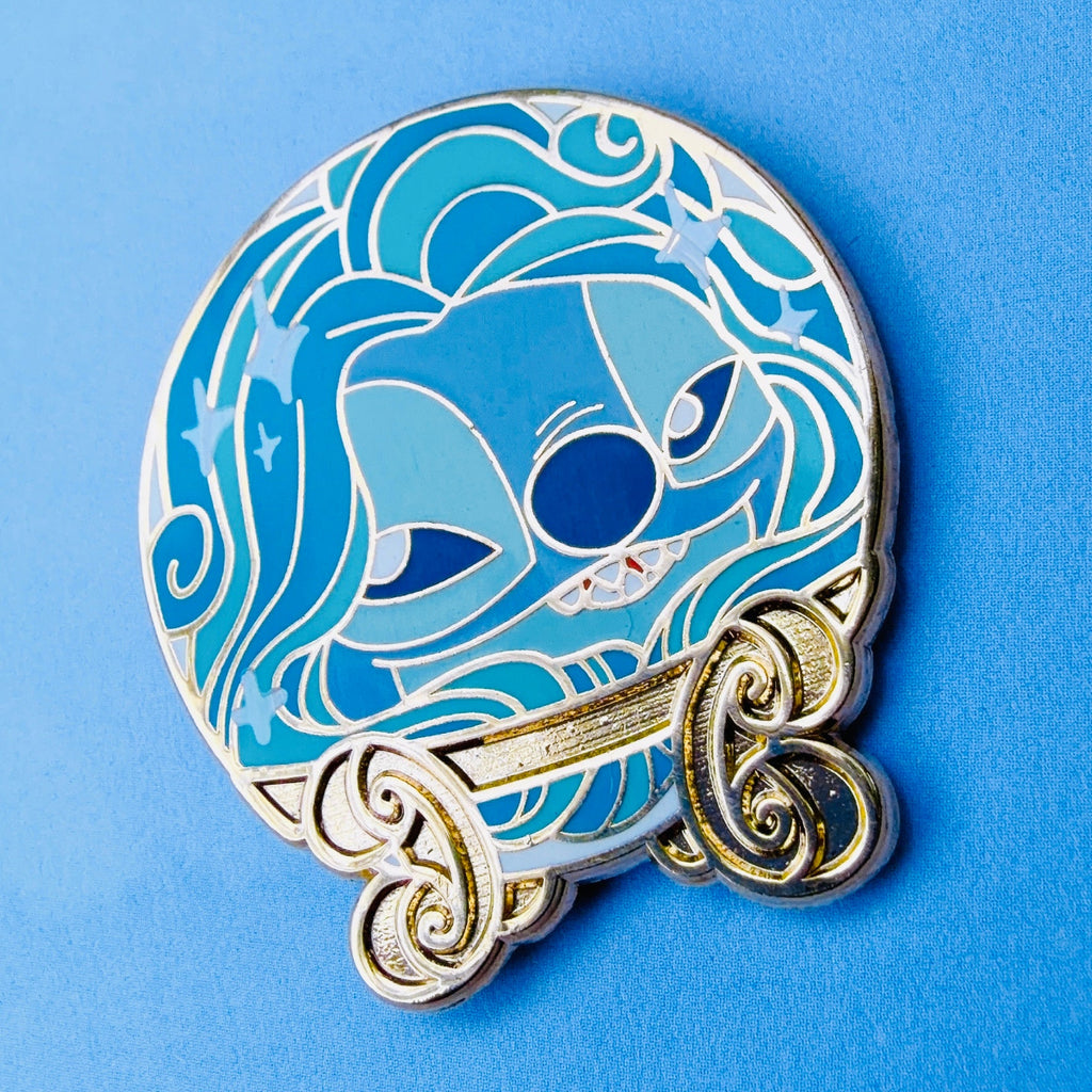 Stitch As Haunted Mansion Characters Enamel Pin - Crystal Ball