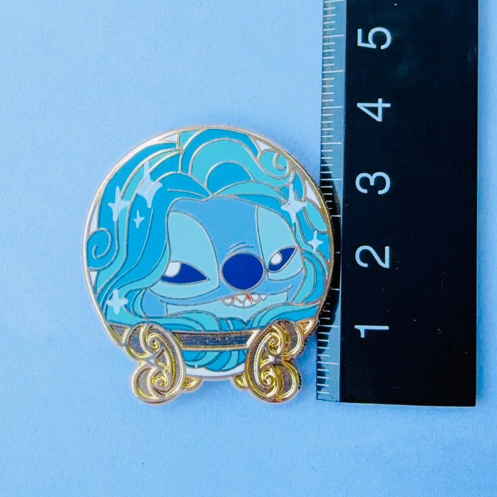 Stitch As Haunted Mansion Characters Enamel Pin - Crystal Ball