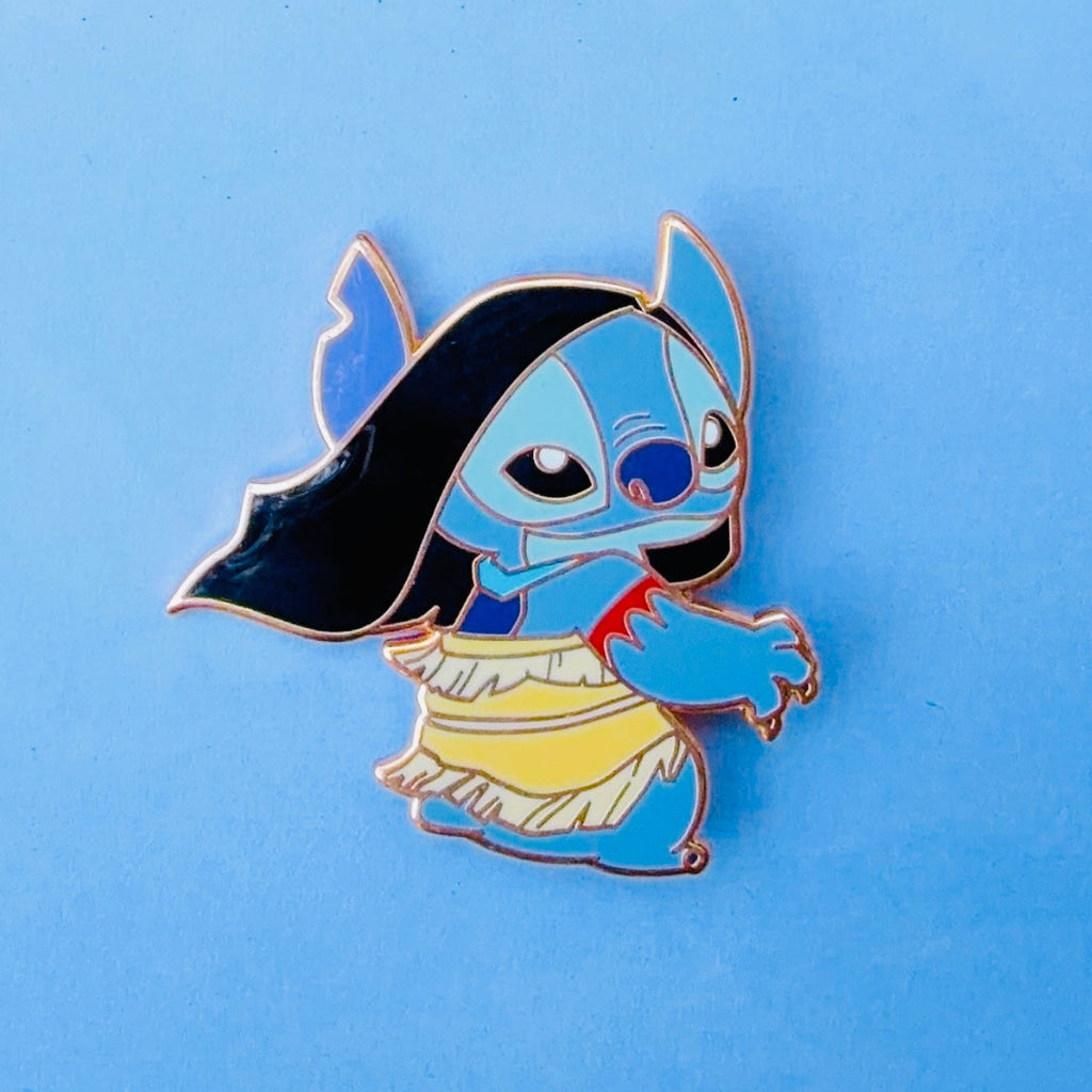 Stitch As Pocahontas Enamel Pin
