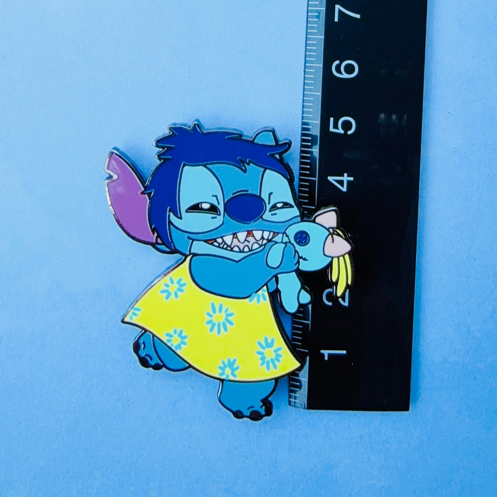 Stitch As Emotions Enamel Pin - Joy