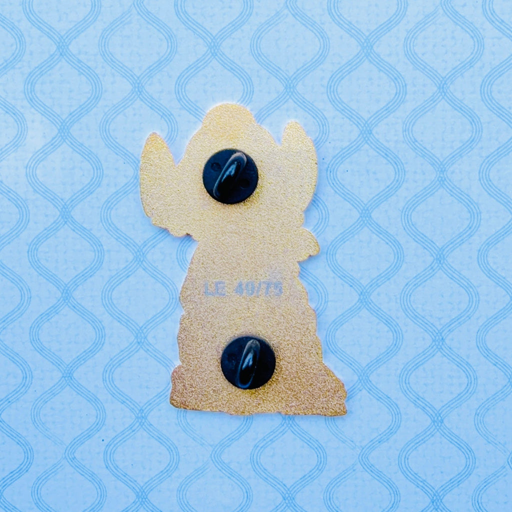 Stitch As Haunted Mansion Characters Enamel Pin - Tombstone