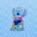 Stitch As Haunted Mansion Characters Enamel Pin - Tombstone