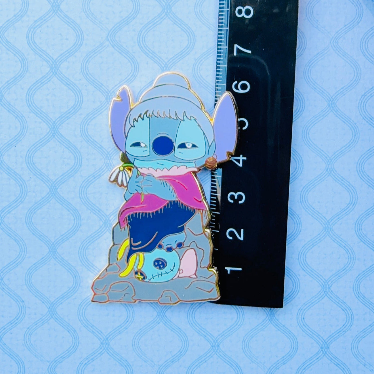 Stitch As Haunted Mansion Characters Enamel Pin - Tombstone