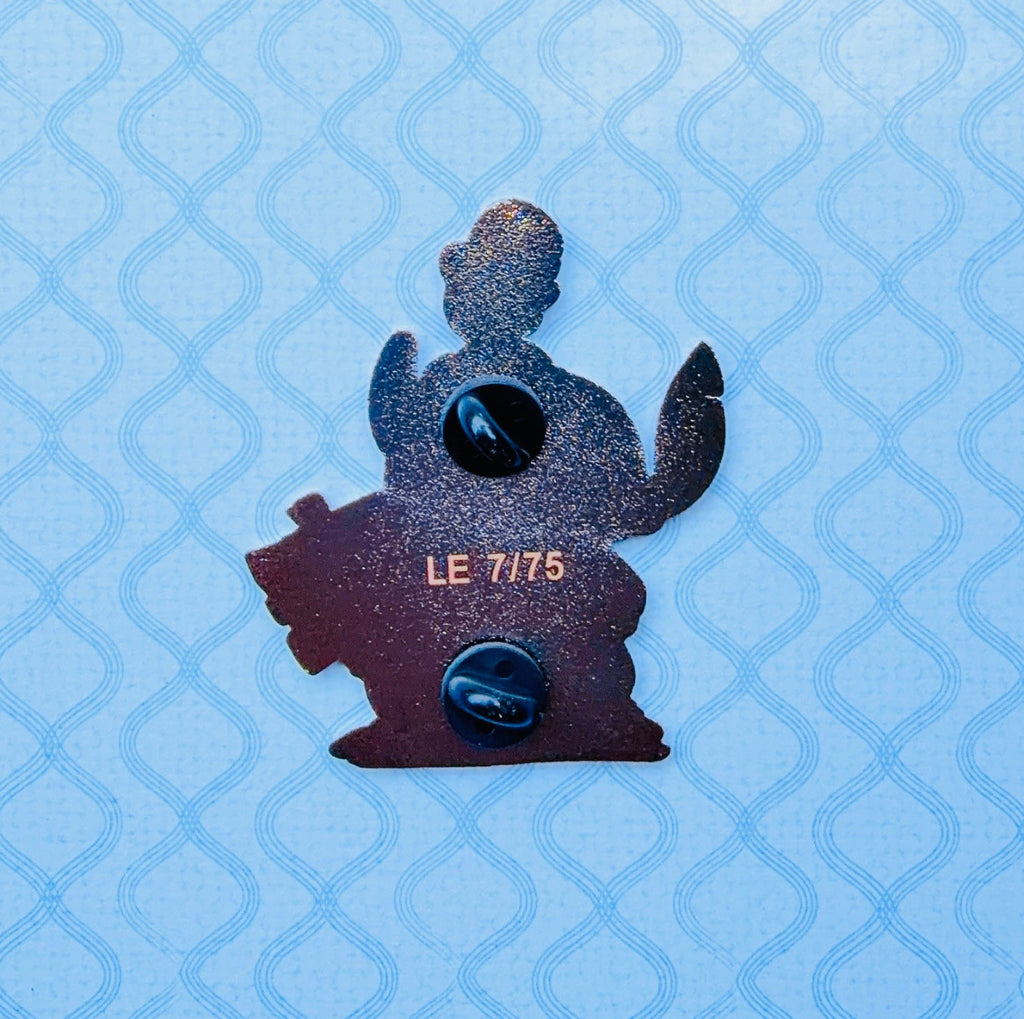 Stitch As Haunted Mansion Characters Enamel Pin - Quicksand