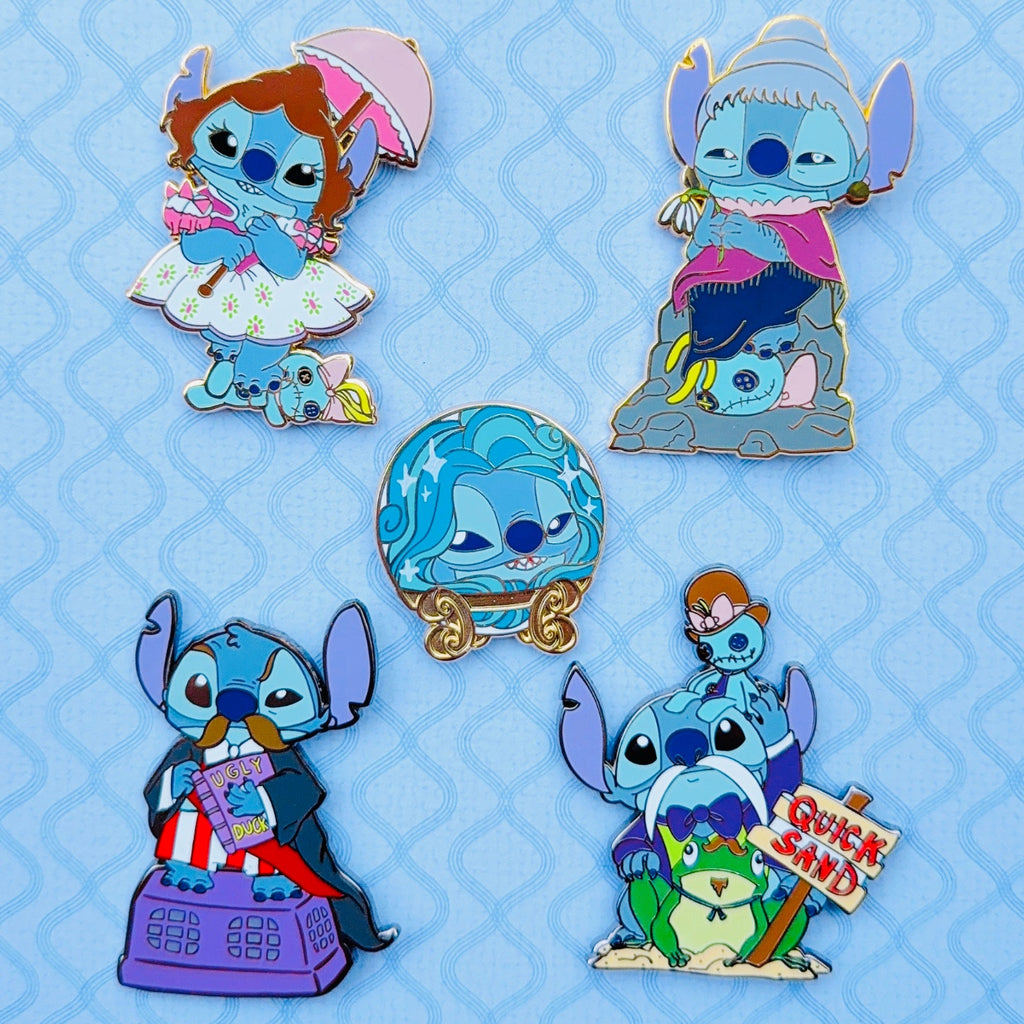 Stitch As Haunted Mansion Characters Enamel Pin - Dynamite