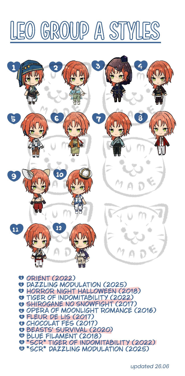 ENSTA - Leo Random Sticker Set - Group [A]